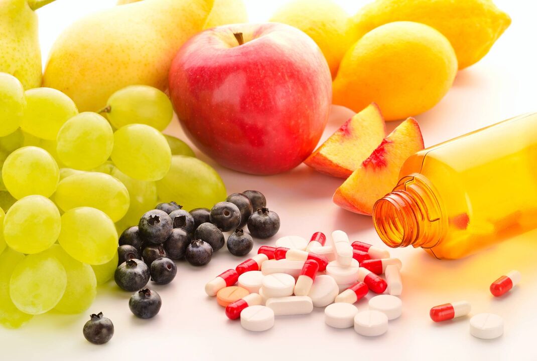vitamin dan makanan tambahan untuk rawatan prostatitis