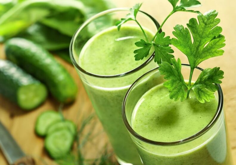 jus timun dengan pasli untuk prostatitis